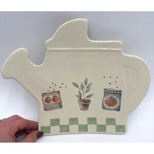 SONOMA Home Goods Watering Can Spoon Rest Ceramic Microwave/Dishwasher Safe